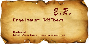 Engelmayer Róbert névjegykártya